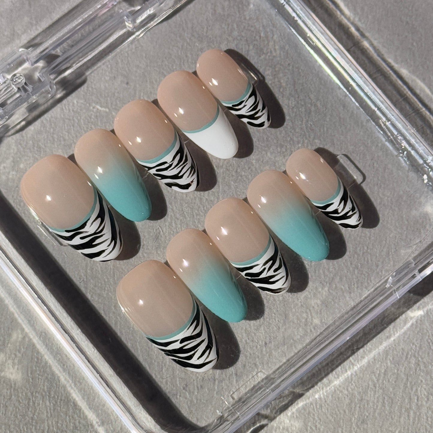 Blue Gradient Glam